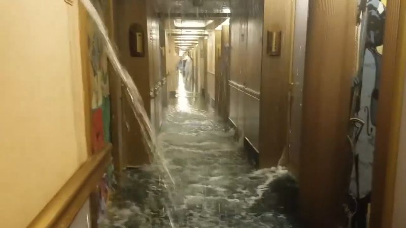 Кругом вода: даже в каютах девятого этажа