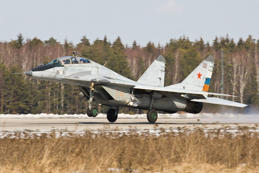 В Подмосковье разбился МиГ-29