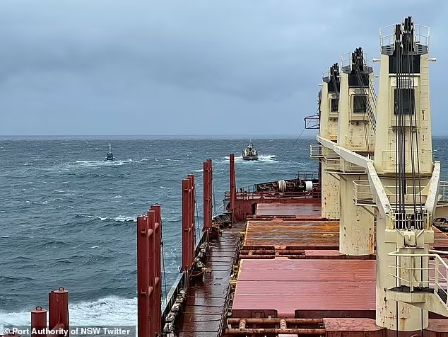 Экипаж сухогруза Portland Bay выбрался из смертельных объятий шторма