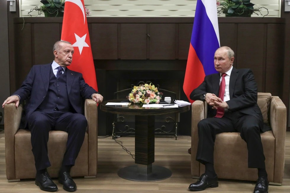 Путин с Эрдоган мелят политическое зерно в Сочи