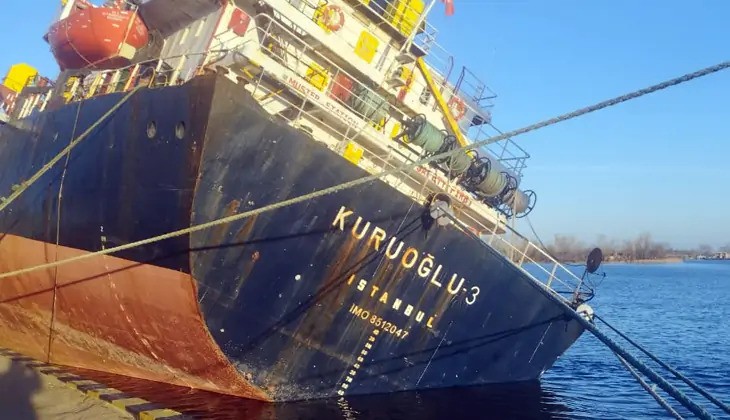 Турецкий «Куруоглу 3» возможно затонул в порту Херсона