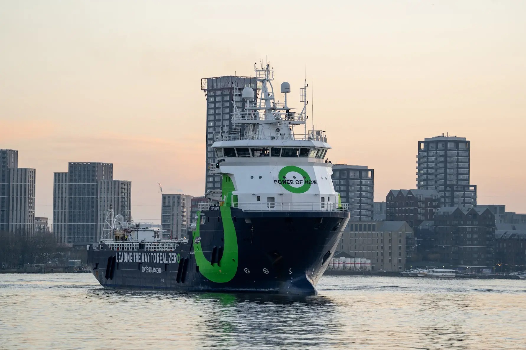 Fortescue Green Pioneer забункеровали сертифицированным аммиаком