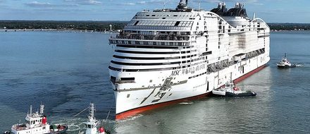 Круизный лайнер MSC World Atlantic скоро встанет на линию